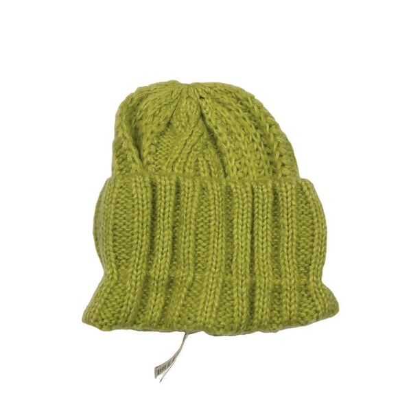 Free People Womens Green Knit Winter Hat - Picture 4 of 4